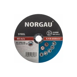Диск отрезной по стали NT-PRO 30 (180x2х22.2 мм) NORGAU 083307018