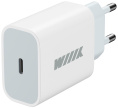 Сетевое зарядное устройство Wiiix UNN-4-1-01-PD,  USB-C, 20Вт, 3A, белый