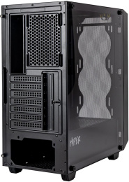 Корпус ATX HIPER BH34-1, Midi-Tower, без БП,  черный