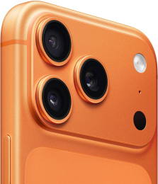 Смартфон Apple A3523 iPhone 17 Pro 512Gb 12Gb оранжевый моноблок 3G 4G 1Sim 6.3" 1206x2622 iOS 26 48Mpix 802.11 a/b/g/n/ac/ax/be NFC GPS Protect MG8M4KH/A