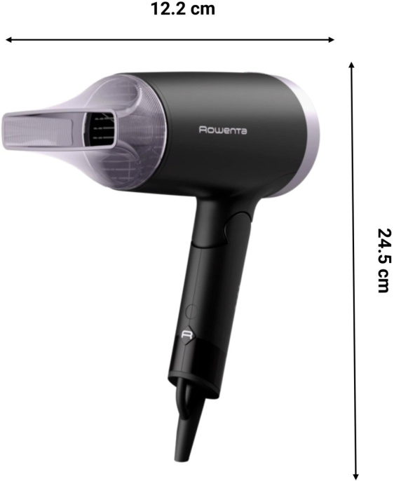 Фен Rowenta CV1831F0 1600Вт черный 1830008811