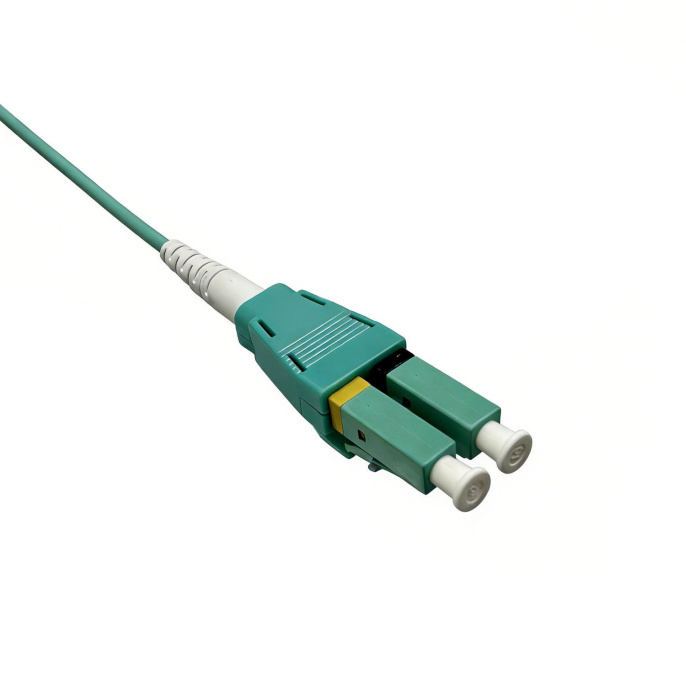 Оптический патчкорд NEOMAX NMO-LC-LC-MM-1M LC/UPC-LC/UPC, Uniboot OM4, Multimode, Duplex, 50/125, LSZH, Aqua, 1м
