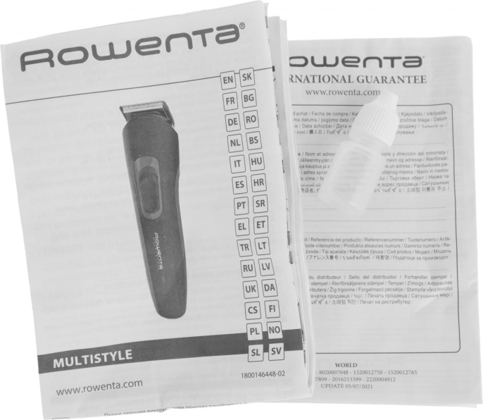 Триммер Rowenta Jungle TN8908F0 черный/бирюзовый насадок в компл:3шт