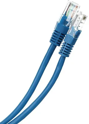 Патч-корд PREMIER ANP511_0.5M_B литой molded , UTP, кат.5E, 0.5м, 4 пары, алюминий омедненный, многожильный, синий