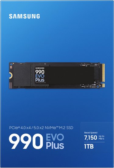 Накопитель SSD Samsung PCIe 4.0 x4 1TB MZ-V9S1T0BW 990 EVO Plus M.2 2280