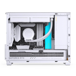 Корпус без блока питания Case JONSBO D32 PRO, Mini-Tower, TG, no fan, 2xUSB-A 3.2 + 1xUSB-C 3.2, mATX, mDTX, mITX White (D32 PRO White)