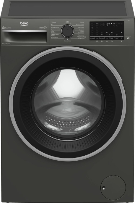 Стиральная машина Beko Beyond B3WFR572AB класс: A загр.фронтальная макс.:7кг антрацит инвертор