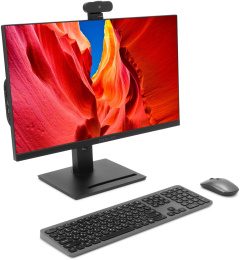 23.8" Моноблок DIGMA PRO Vision Full HD, AMD Ryzen 5 5500U, 8ГБ DDR4, 256ГБ SSD,  Windows 11 Pro, черный [dm23r5-8cxw02]