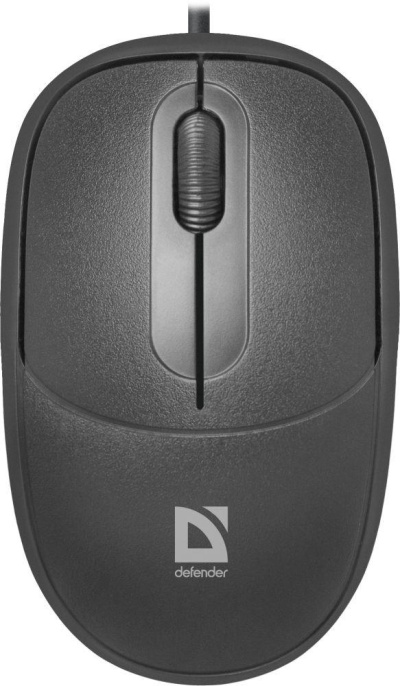 Мышь проводная Defender Datum MS-980, оптическая, USB, 1000dpi, черный [52980]
