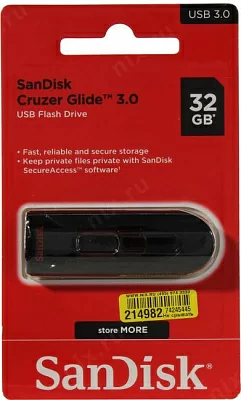 Накопитель SanDisk Glide 3.0 SDCZ600-032G-G35 USB3.0 Flash Drive 32Gb (RTL)