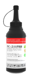 Тонер Pantum PC-211PRB, для Series P2200/2500/M6500/6550/6600, черный, 65грамм, флакон