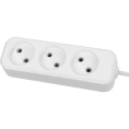 Удлинитель сетевой TDM ELECTRIC 3 розетки, 3 метра, без заземления, ШВВП 2х0,75 мм2 6А 250В SQ1303-1201