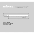 Пилки по металлу 5 шт, 75 мм для лобзика Inforce 11-01-709