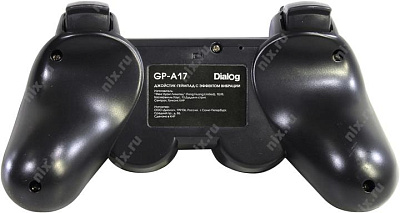 Геймпад Dialog Action GP-A17 Black (Vibration 12кн 8 поз.перекл 2мини-джойстика USB PC/PS3)