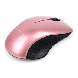 Мышь Gembird MUSW-370 {беспроводная, розовый, 2.4ГГц, 2кн+колесо-мышка, 1000 DPI, оптический}