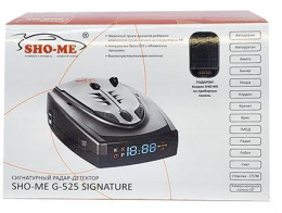 Радар-детектор SHO-ME G-525 Signature,  сигнатурный