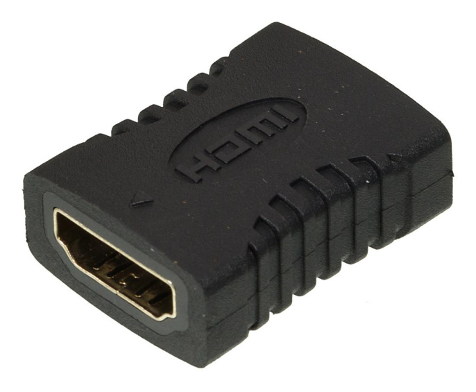 Адаптер аудио-видео Buro HDMI (f) -  HDMI (f),  GOLD,  черный [bhp-adp-hdmi-2.0]