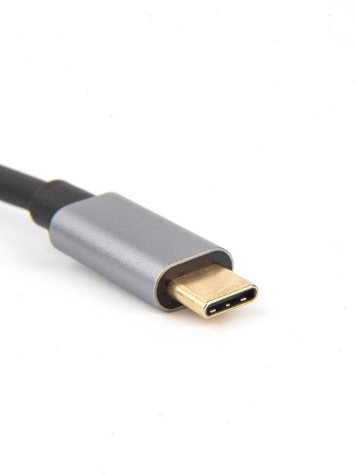 Переходник VCOM DH311A USB хаб, док-станция, Type-C m - 1 x LAN RJ-45+3xUSB 3.0 f