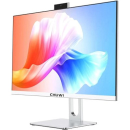 Chuwi Unitech 24 HAS [CWI702I3P] 23.8" 1920x1080 IPS 100Hz /Intel Core i3 1220P 1.5Ghz /16384Mb/512PCISSDGb/Int:Intel UHD Graphics/Cam/BT/WiFi/war 1y/4.15kg/White+Silver/Win11Pro