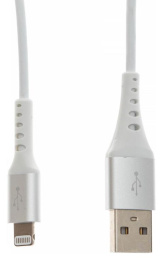 Кабель Cactus Lightning (m) -  USB (m),  0.8м,  MFI,  белый [cs-lg.usb.a-0.8]