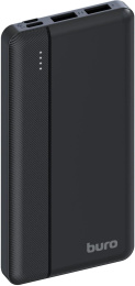 Внешний аккумулятор (Power Bank) Buro BP10A,  10000мAч,  черный [bp10a10pbk]