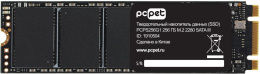 SSD накопитель PC PET PCPS256G1 256ГБ, M.2 2280, SATA III,  M.2,  oem