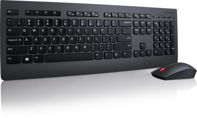 Комплект Lenovo 4X30H56821 Wireless Keyboard and Mouse (Кл-ра,USB+Мышь3кн,Optical,Roll,USB)