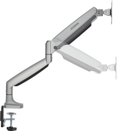 Кронштейн для мониторов ЖК Digma D-MM301, до 45", до 15кг, крепление к столешнице, поворот и наклон, серый