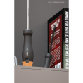Двухсторонняя отвертка "Home Series Gray" Deli HT1055C SL5+PH1, Bad Pack длина жала 100мм, эксклюзивный дизайн, рукоятка из высококачественного софттач пластика
