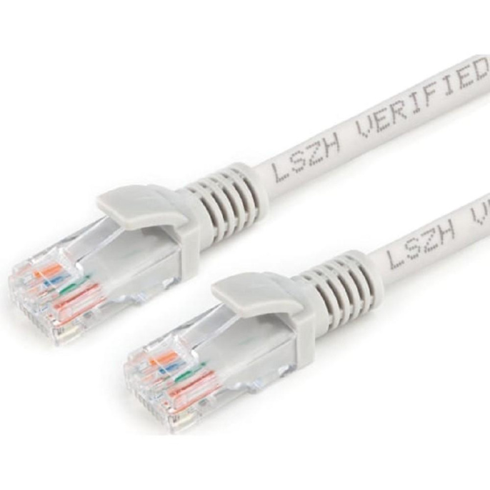 Cablexpert Патч-корд LSZH медный UTP кат.5e, 3м, литой, многожильный серый [PP30-3M]