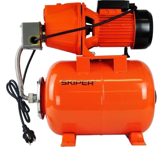 Станция водоснабжения автоматическая SKIPER JET1000M 900 Вт, 3100 л/ч, 24 л, чугун