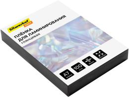 Пленка для ламинирования Silwerhof 80мкм A7 100шт глянцевая 80x111мм Daily