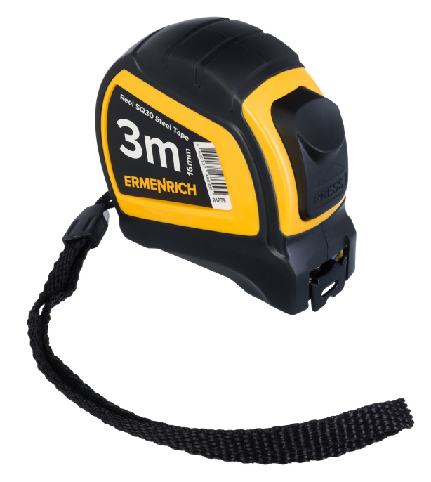 Рулетка Ermenrich Reel SQ30, желтый
