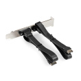 Планка портов в корпус 2x Type-C SuperSpeed+ 10Gbps ExeGate BrctUSB32E-2C (USB3.2 Gen2 2xType-E 20Pin Male --> 2xType-C USB 3.2 Gen 2, SuperSpeed+ скорость до 10 Гбит/с, кабель 30см) EX298297RUS