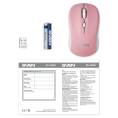 Беспроводная мышь SVEN RX-230W розовая 2,4 GHz, 3+1кл., 800-1600DPI, Soft Touch, блистер SV-017842