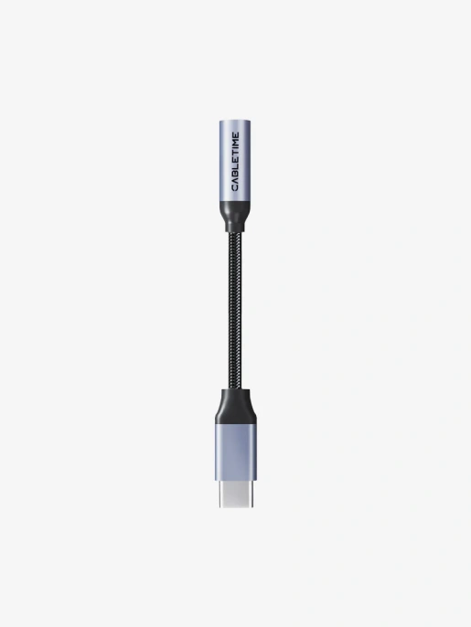 Кабель-адаптер CABLETIME CPA6G (CT-CMAUF-AG) 0.15 м, USB Type-C - Mini DisplayPort, аудио/видео 4K/60 Гц