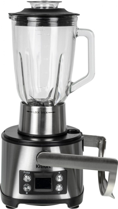 Кухонный комбайн KitFort КТ-1395,  серебристый/черный