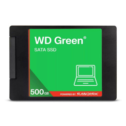 SSD накопитель WD Green 500ГБ, 2.5", SATA III,  SATA [wds500g5g0a]