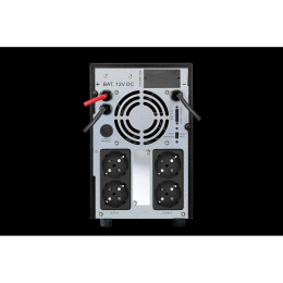 ИБП STARK SC 1000 LI {1000ВА/600Вт, Line-Interactive, на пол, 140-300В, 4хЕВРО, Чистый синус, SNMP, AS400, БЕЗ АКБ - внешние батарея х1 9-400Ач}