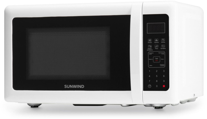 Микроволновая печь SunWind SUN-MW005, 700Вт, 20л, белый /черный