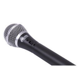 RITMIX RDM-155 Black {50 Гц - 10 кГц, 600 Ом, чувств. микр. -50 дБ, выход 6.3 мм, размер 50 x 50 x 180 мм, длина кабеля 5 м, пластик, черный}