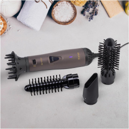 Фен-щетка Vitek VT-8241, 1000Вт, черный и коричневый