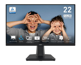 21.45" Монитор MSI Pro MP225V,  1920x1080,  VA,  100Гц,  1хHDMI,  черный [9s6-3pe0cm-015]