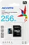 Карта памяти MICRO SDXC 256GB W/AD. AUSDX256GUICL10A1-RA1 ADATA