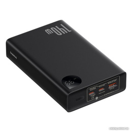 Портативное зарядное устройство Baseus P10021508113-00 Adaman Digital Display Fast Charge 24000mAh 140W Cluster Black; с кабелем Type-C to Type-C 1m Black