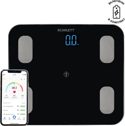 Весы напольные электронные Scarlett SC-BS33ED46 макс.150кг черный