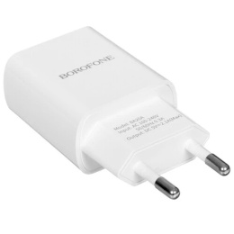  BOROFONE BA20A/ Сетевое ЗУ + Кабель Micro 1m/ 1 USB/ Выход: 10.5W/ White (B-00735)