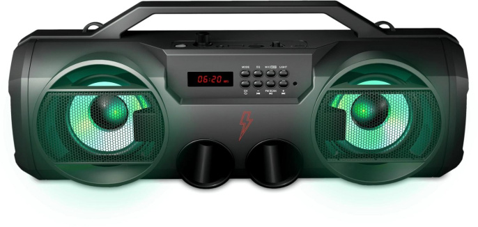 Колонка портативная URAL Молния 280, 28Вт, черный [урал молния 280]