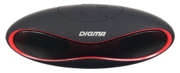 Колонка порт. Digma S-10 черный 3W 1.0 BT SP103B