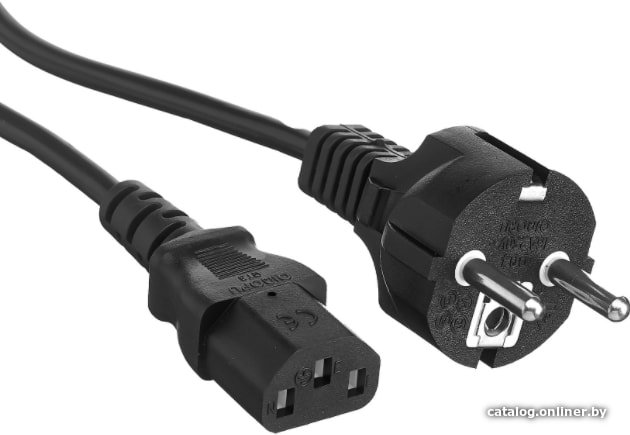 Кабель питания ExeGate Power PC-1.5P-Schuko- C13/3x0.75Cu Евровилка EU/Тип F Schuko - IEC 320 C13, VDE-250V-3*0.75mm2, медь, черный, 10A, 1.5м EP280643RUS